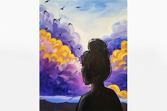 Virtual Paint Nite: Head In The Clouds V
